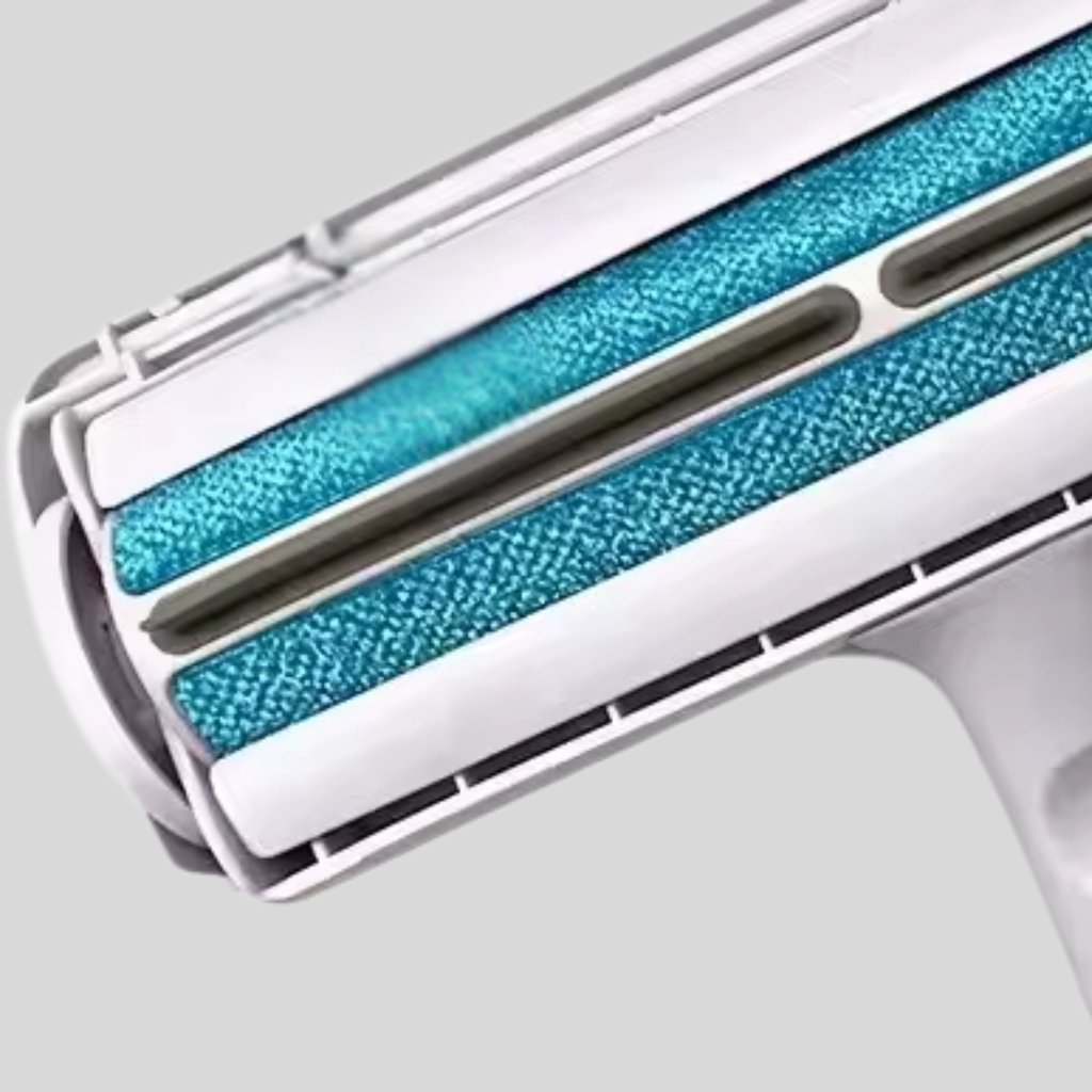 Rollaway Pet Fur Remover Roller with Self-Cleaning Base